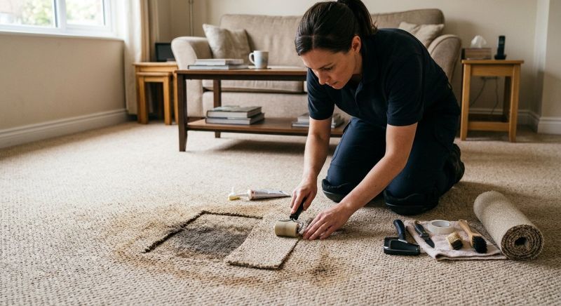 Carpet Hole Repair in Denver County, CO