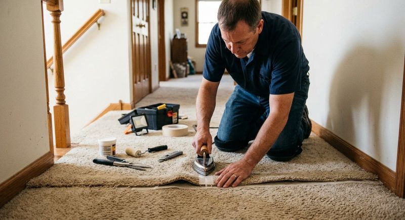 Doorway Carpet Repair in Alpharetta, GA